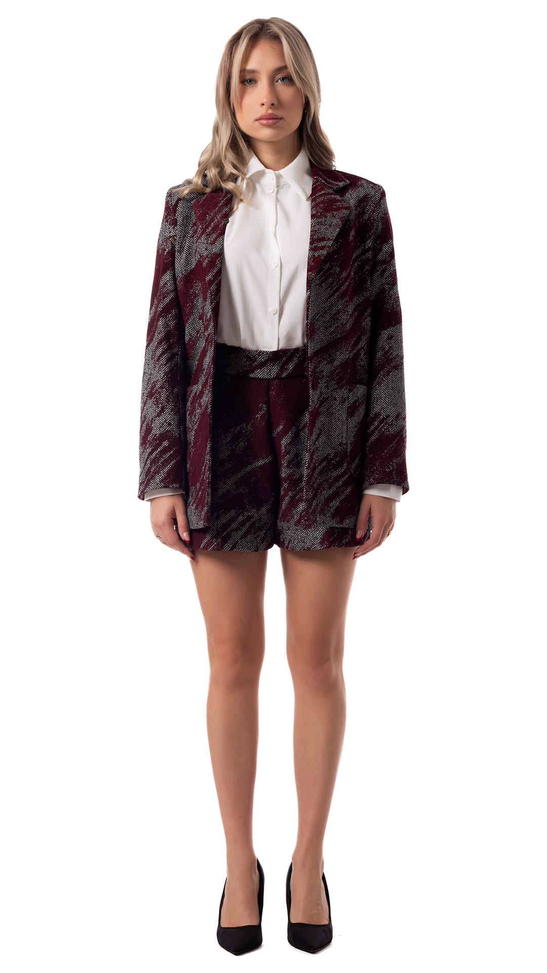 Σακάκι Ζακάρ, μπλέιζερ μπορντό, γυναικείο σακάκι σέτ, σακάκι κοστούμι σορτς, σακάκι για επίσημο, ζακάρ μπλέιζερ.